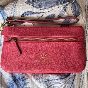 NANETTE LEPORE WRISTLET IN VIVID PINK NWT